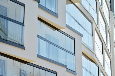 Yeni bir modern apartman detay