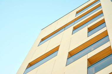 Yeni bir modern apartman detay