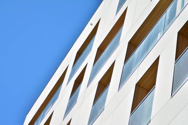 Yeni bir modern apartman detay