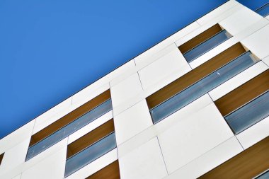 Yeni bir modern apartman detay