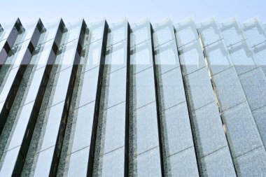 modern Cam yapı parçası