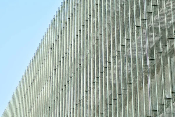Fragmento Edifício Vidro Moderno — Fotografia de Stock