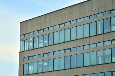 modern Cam yapı parçası