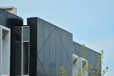 modern Cam yapı parçası