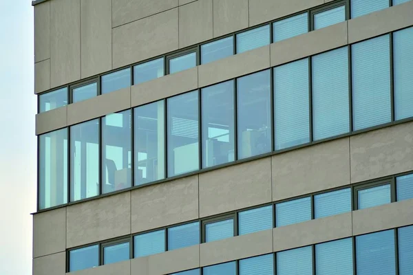 Fragmento Edificio Vidrio Moderno —  Fotos de Stock