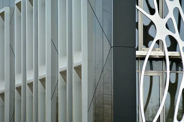 Fragmento Edificio Vidrio Moderno —  Fotos de Stock