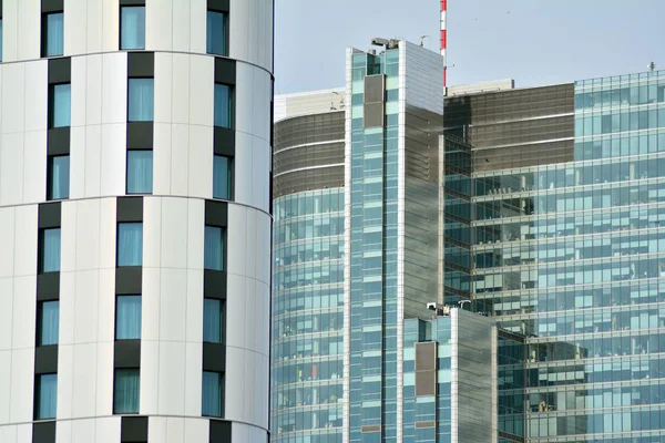 Fragment Modern Glass Building — Stock Photo, Image