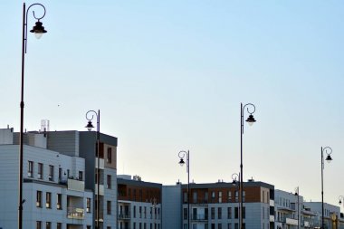 modern ve yeni apartman.