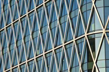 Yapısal cam cephe modern ofis binası