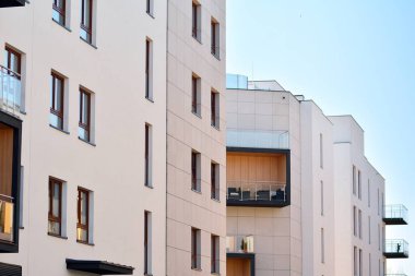 Çağdaş konut Bina dış dayligh içinde