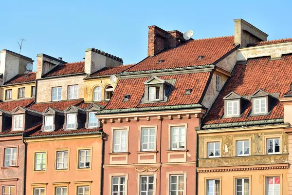 Historic House Front Wall Old Tenement House — Stock Photo, Image