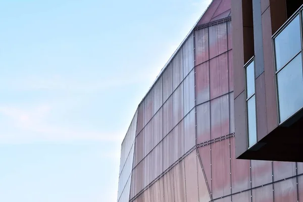 Moderno Edificio Oficinas Con Fachada Vidrio —  Fotos de Stock