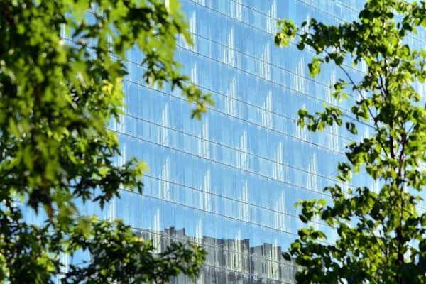 Moderna Bostadshus Exteriör Dagsljus — Stockfoto