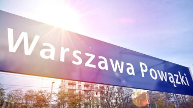 Varşova, Polonya. 2 Kasım 2019. İmzala Warszawa Powazki.