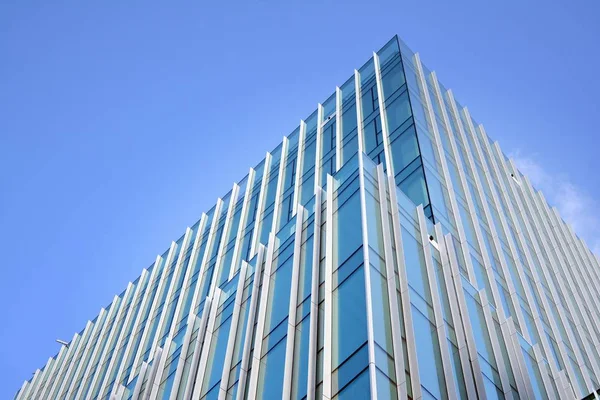 Streszczenie Tekstury Niebieskiego Szkła Nowoczesne Drapacze Chmur Budynku Kontekst Działalności — Zdjęcie stockowe