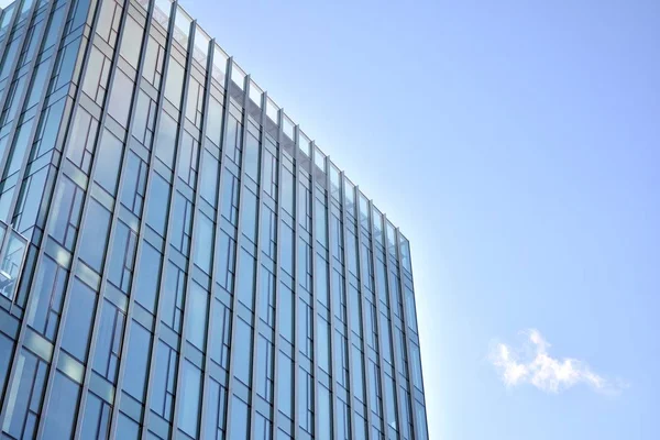 Abstrakte Textur Aus Blauem Glas Moderne Gebäude Wolkenkratzer Unternehmenshintergrund — Stockfoto