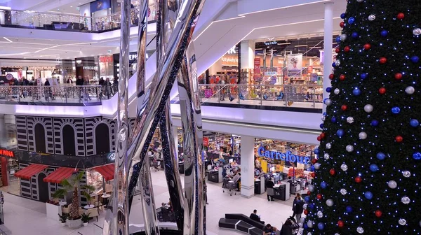 Warschau Polen Dezember 2019 Einkaufszentrum Innenraum Galeria Polnocna Einkaufszentrum — Stockfoto