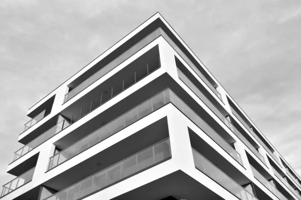 Raggi Solari Effetti Luce Sugli Edifici Urbani Frammento Moderno Appartamento — Foto Stock
