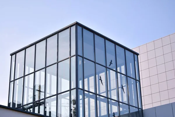 Abstract Reflection Modern City Glass Facades — Stock Photo, Image