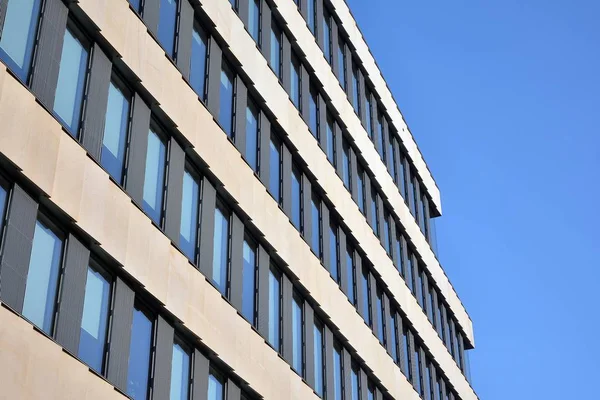 Reflexão Abstrata Das Fachadas Vidro Cidade Moderna — Fotografia de Stock