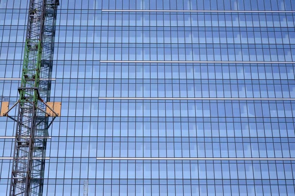 Abstract Reflection Modern City Glass Facades — Stock Photo, Image