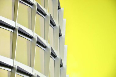 Modern architecture duo tone background. Geometric background