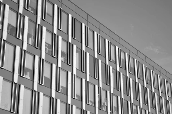 Abstract Modern Architecture High Contrast Black White Tone Architecture Geometry — Stock Photo, Image