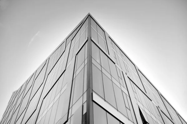 Абстрактна Сучасна Архітектура Високим Контрастним Чорно Білим Тоном Архітектура Геометрії — стокове фото