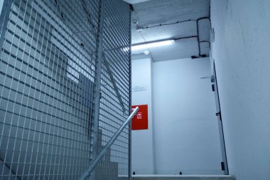 Bir Konut Apartman acil çıkış.