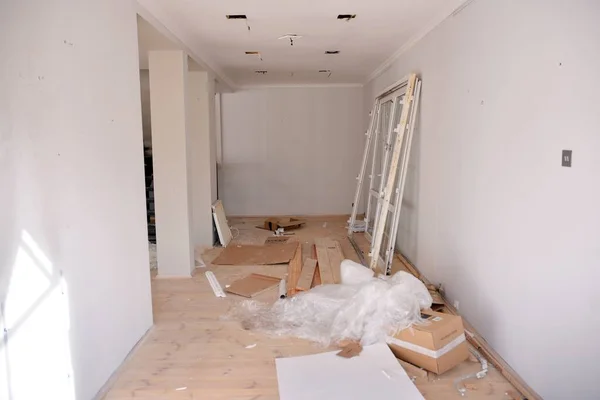 Abandoned Empty Interior Former Store — Stock Photo, Image