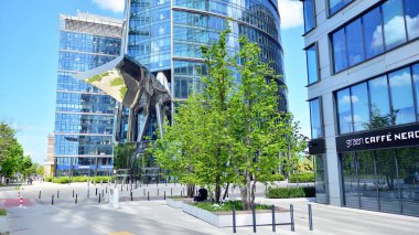 Varşova, Polonya. 9 Mayıs 2020. Nesil Parkı ofis binası. 