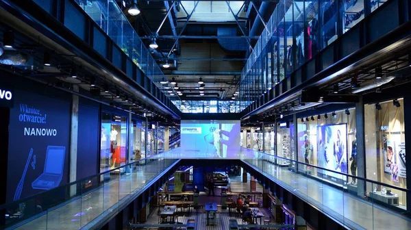 Warsaw Poland May 2020 Interior View Shopping Mall Elektrownia Powisle — Stock Photo, Image