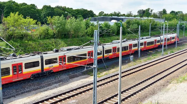 Varsavia Polonia Maggio 2020 35We City Train Prodotto Newag Gestito — Foto Stock