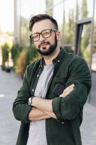 Young man in eyeglasses — Stock Photo, Image