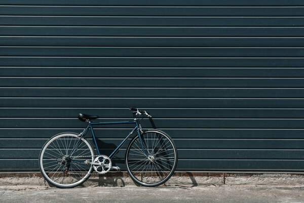 Black hipster bicycle 