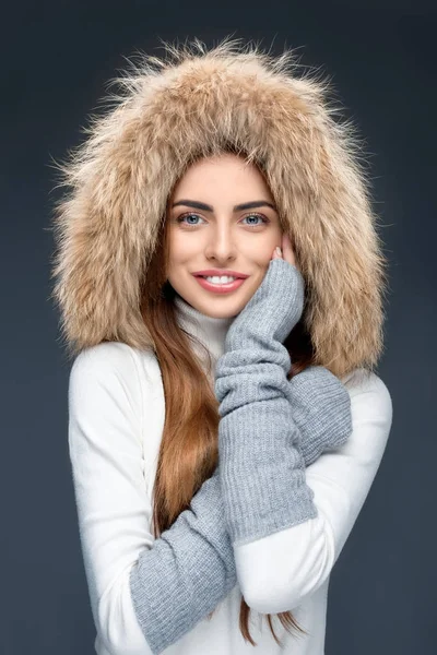 Winter woman — Stock Photo, Image