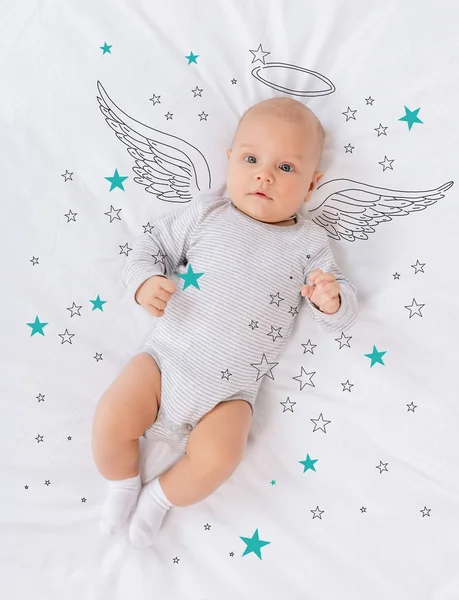 Baby angel — Stock Photo