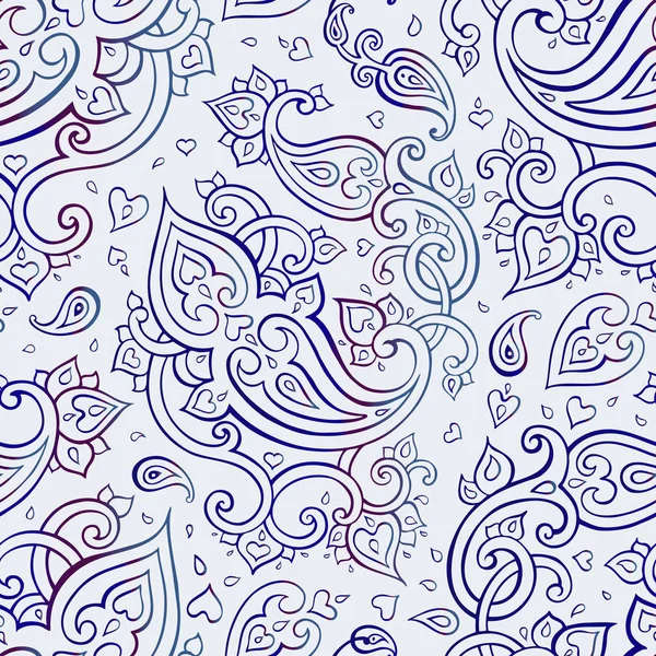 Paisley etnické ornament. — Stockový vektor