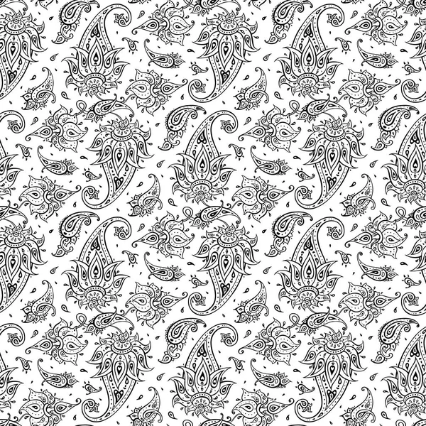 Ornamento etnico Paisley . — Vettoriale Stock