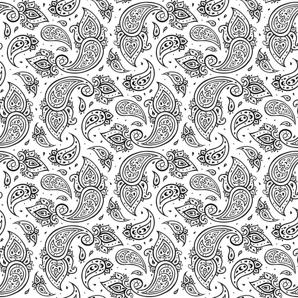 Ornamento etnico Paisley . — Vettoriale Stock