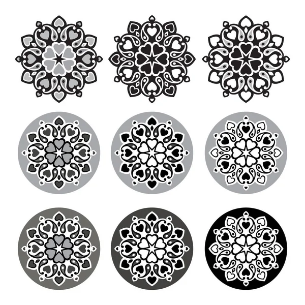 Boho Ornament Mandala — Stock Vector