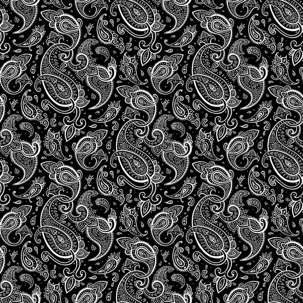 Paisley fondo sin costuras . — Archivo Imágenes Vectoriales