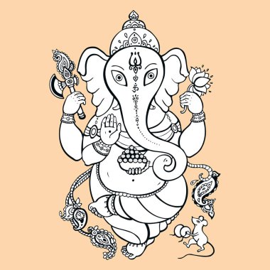 Ganapati meditasyon lotus poz