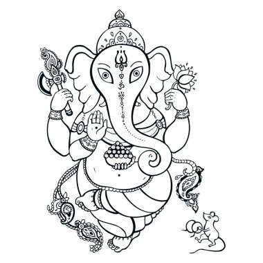 Ganapati meditasyon lotus poz
