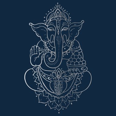 Ganapati meditasyon lotus poz