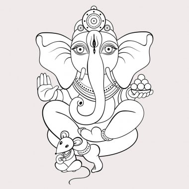 Ganapati meditasyon lotus poz