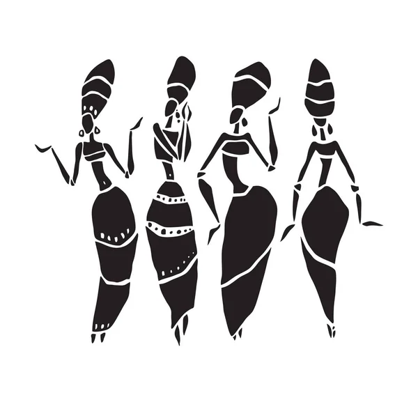 Африканський красивих жінок — стоковий вектор