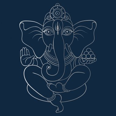Ganapati meditasyon lotus poz