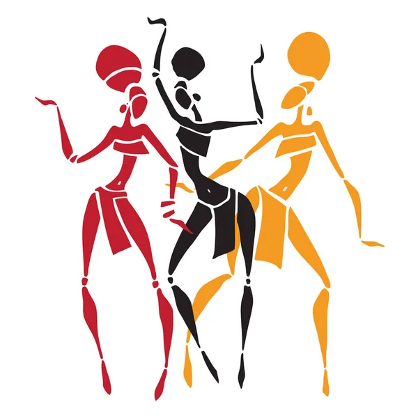 Africaine belles femmes — Image vectorielle