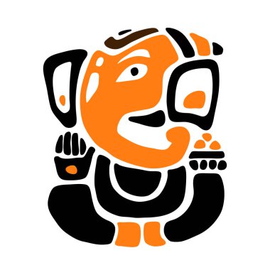 Altın Ganapati meditasyon lotus poz